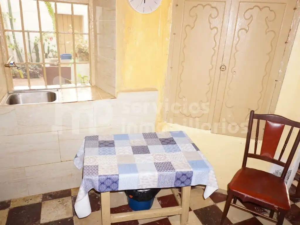 Comedor de Casa adosada en venta en Benamocarra con Jardín privado, Terraza y Amueblado