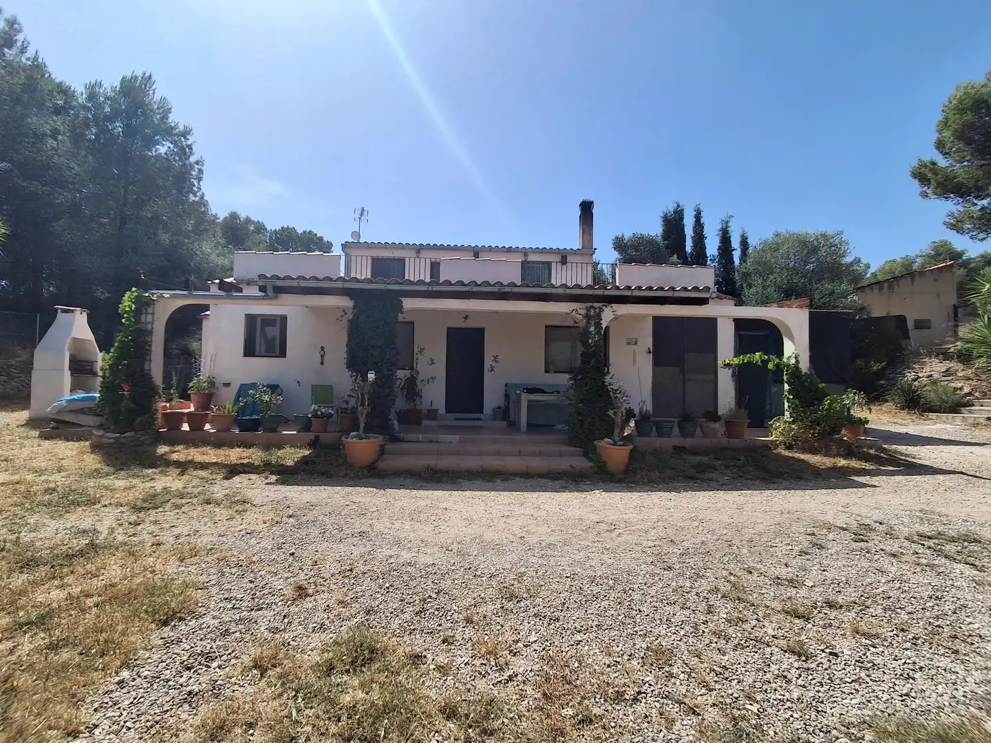 Vista exterior de Finca rústica en venda en Móra d'Ebre