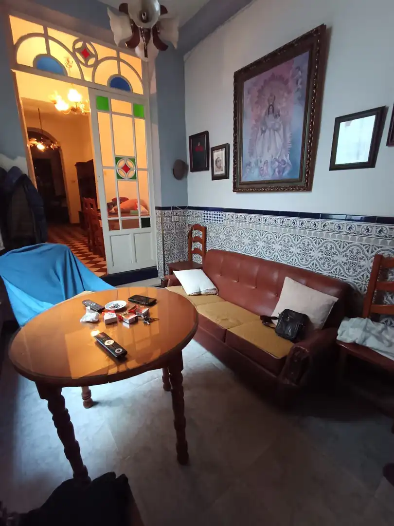 Sala de estar de Casa adosada en venta en Bollullos Par del Condado con Trastero