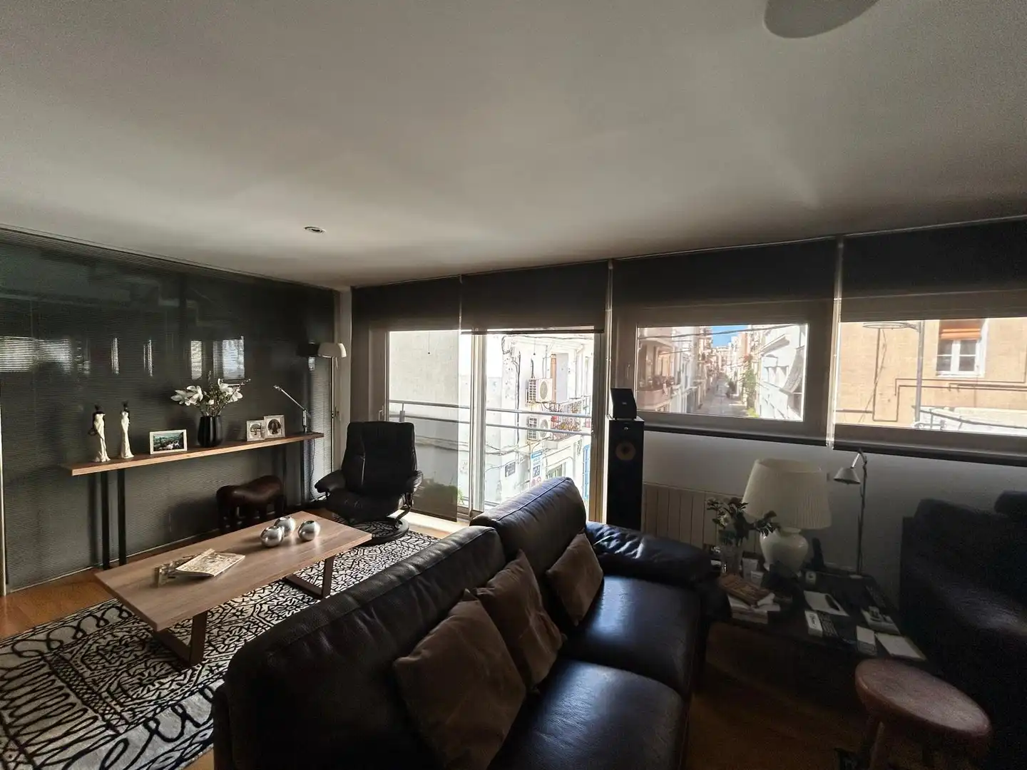 Sala d'estar de Casa adosada en venda en Badalona amb Aire condicionat, Calefacció i Parquet