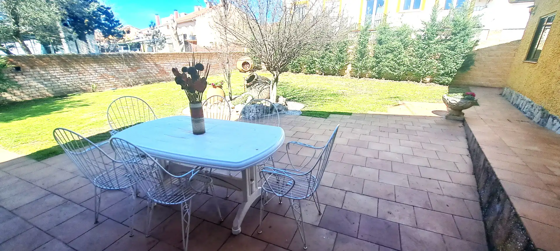 Terrassa de Casa o xalet en venda en Talamanca de Jarama amb Calefacció, Jardí privat i Forn