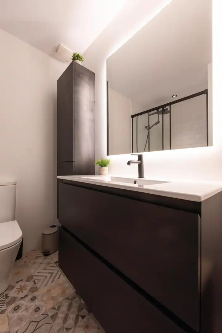 Baño de Planta baja de alquiler en Ordino con Calefacción, Terraza y Trastero