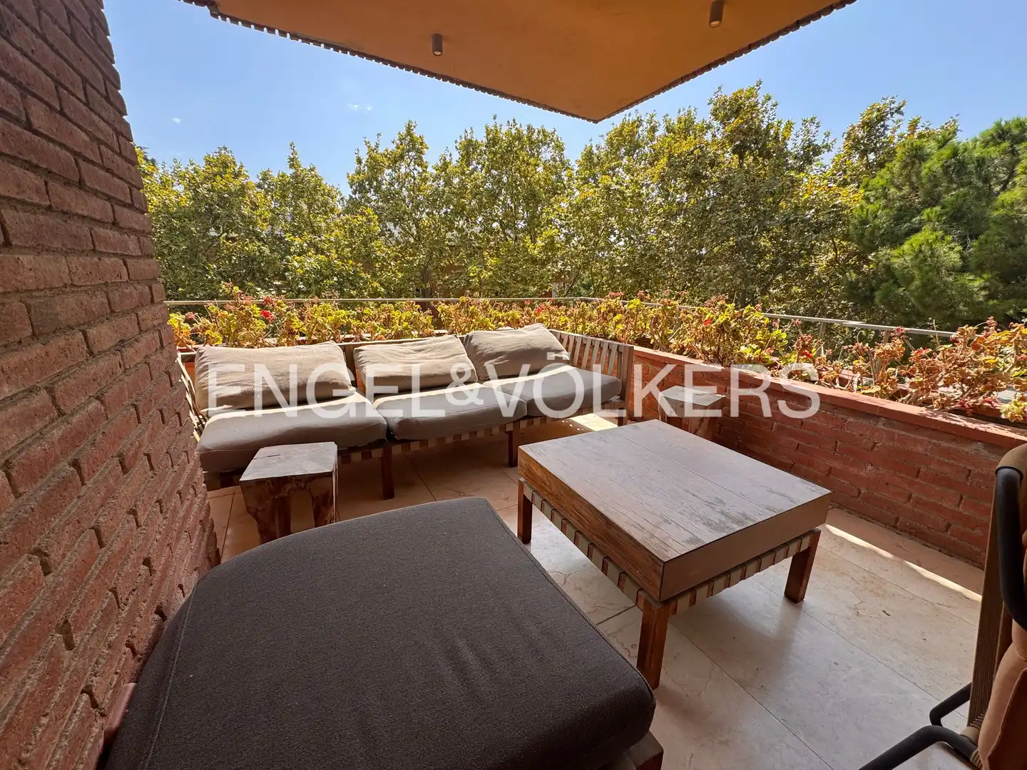 Terrace of Flat for rent in Les Corts