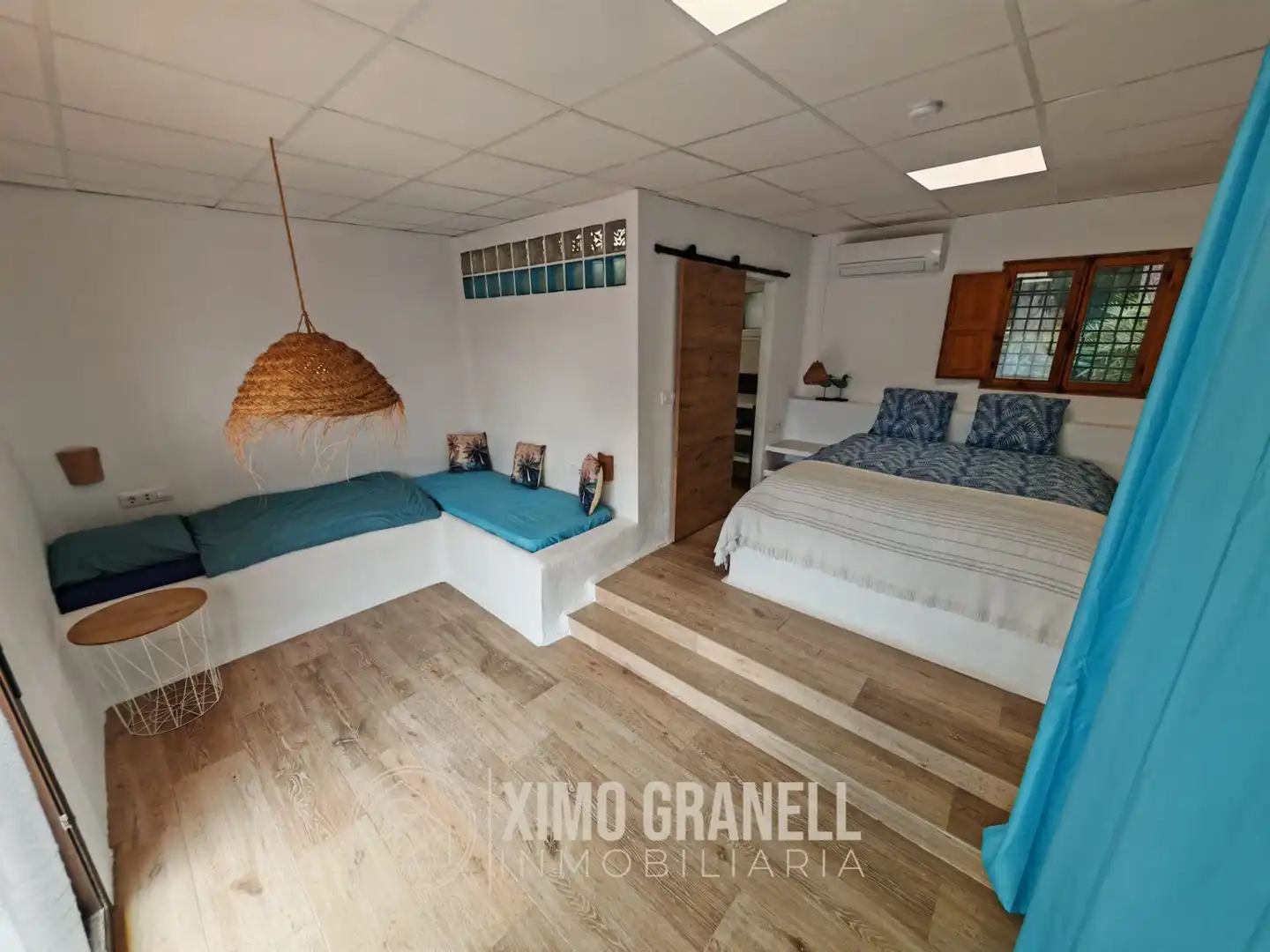 Schlafzimmer von Country house zum Verkauf in Sagunto / Sagunt mit Klimaanlage, Heizung und Privatgarten