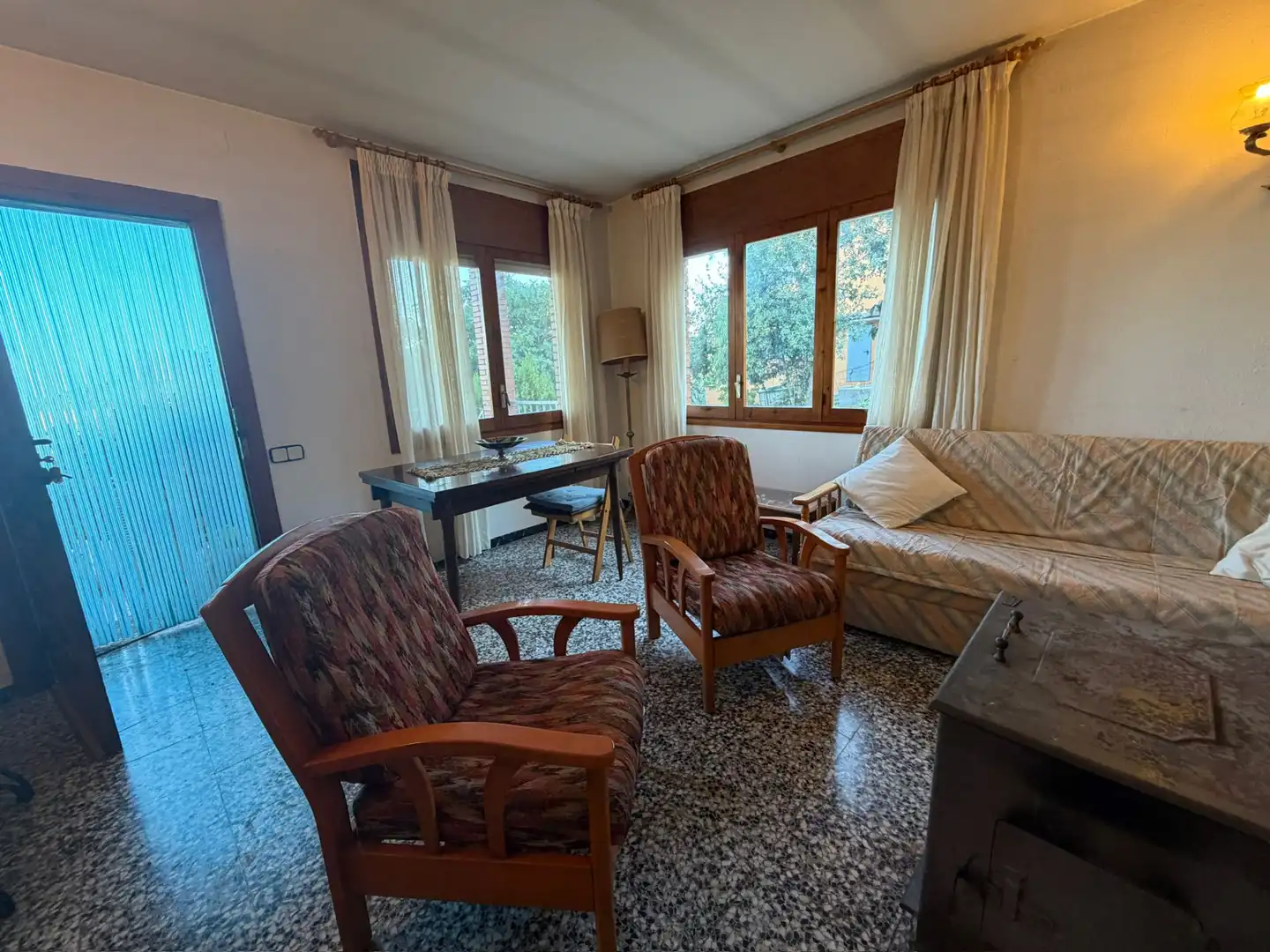 Living room of Houses for sale in Vallirana  with Private garden, Terrace and Balcony