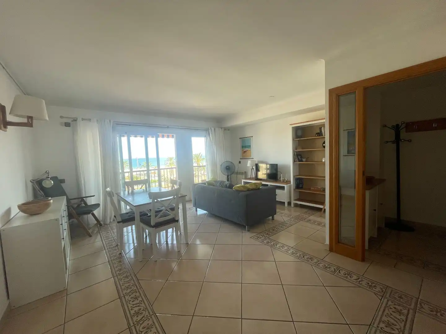Wohnzimmer von Wohnung zur Miete in Mataró mit Heizung, Terrasse und Möbliert