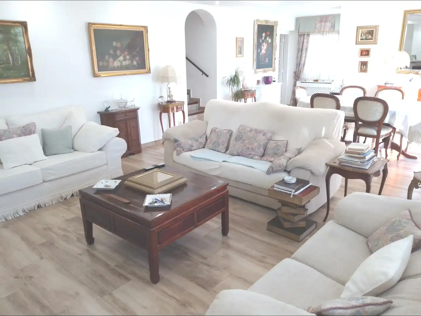 Sala d'estar de Casa o xalet en venda en Lloret de Mar amb Jardí privat, Terrassa i Traster