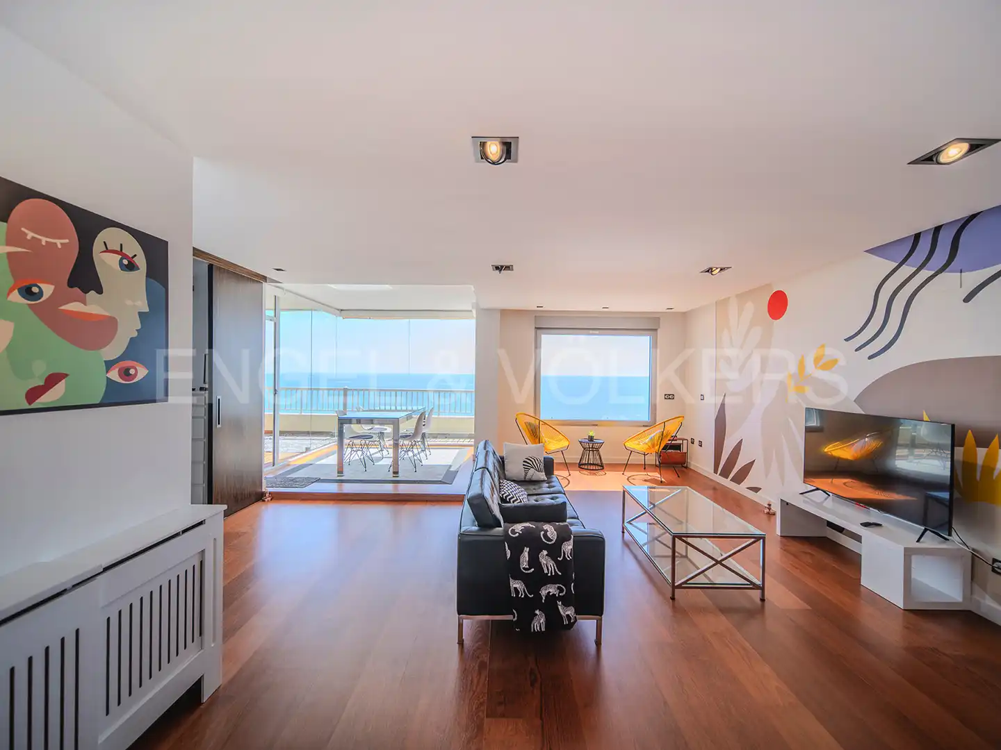 Sala de estar de Piso en venta en Alicante / Alacant con Aire acondicionado, Calefacción y Terraza