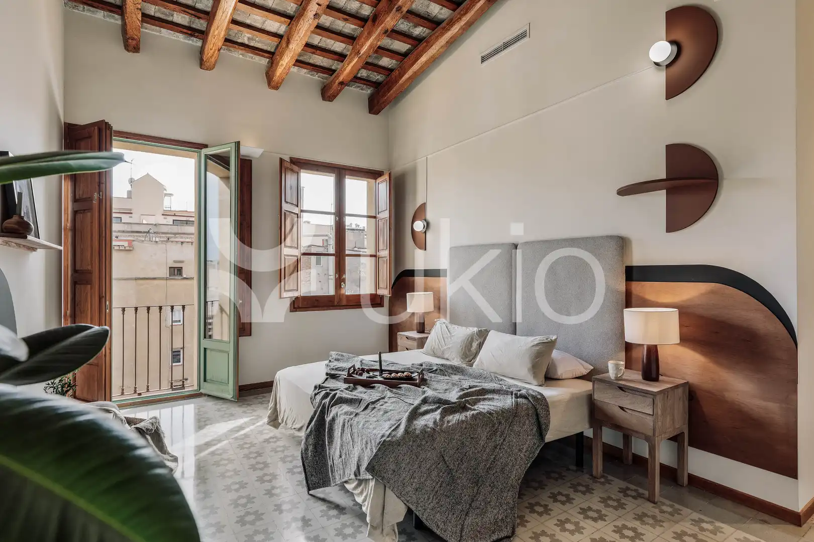 Habitación de Apartamento de alquiler en Barcelona con Aire acondicionado, Calefacción y Terraza