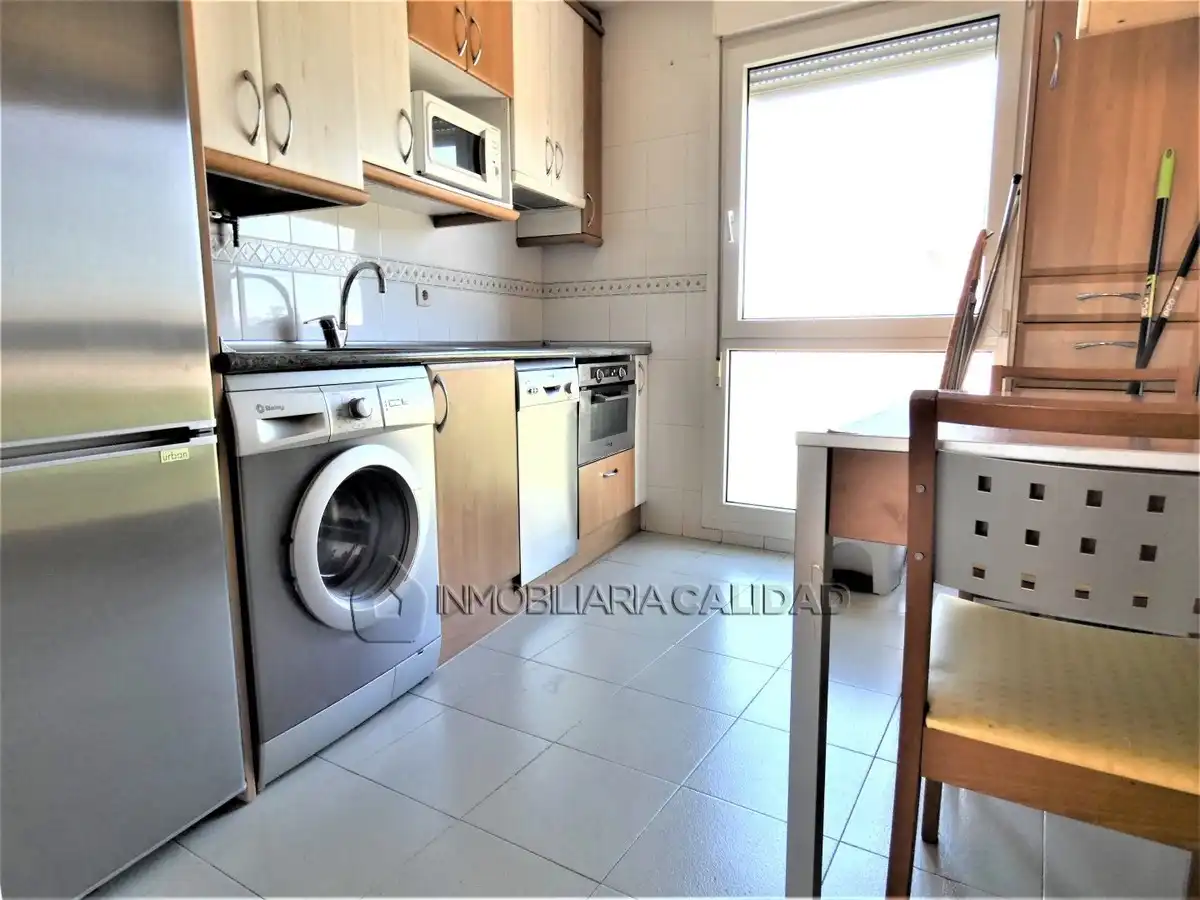 Kitchen of Flat for rent in Burgos  with Heating, Terrace and Furnished