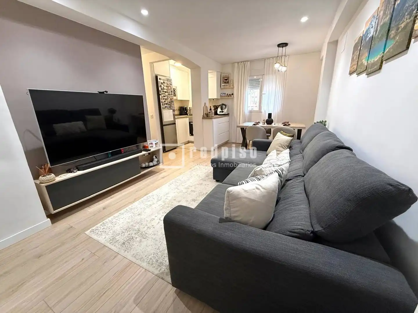 Wohnzimmer von Wohnung zum Verkauf in Madrid mit Klimaanlage, Heizung und Privatgarten