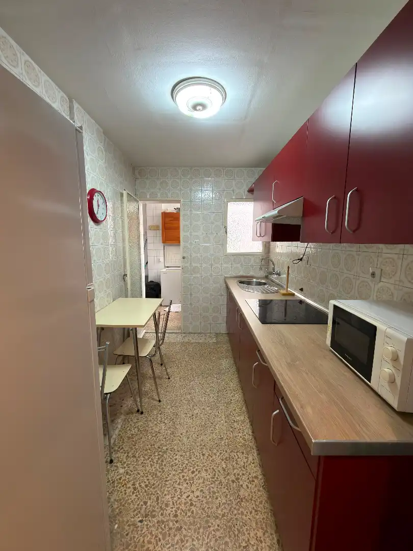 Kitchen of Flat for rent in Granada  with Heating, Parquet flooring and Furnished