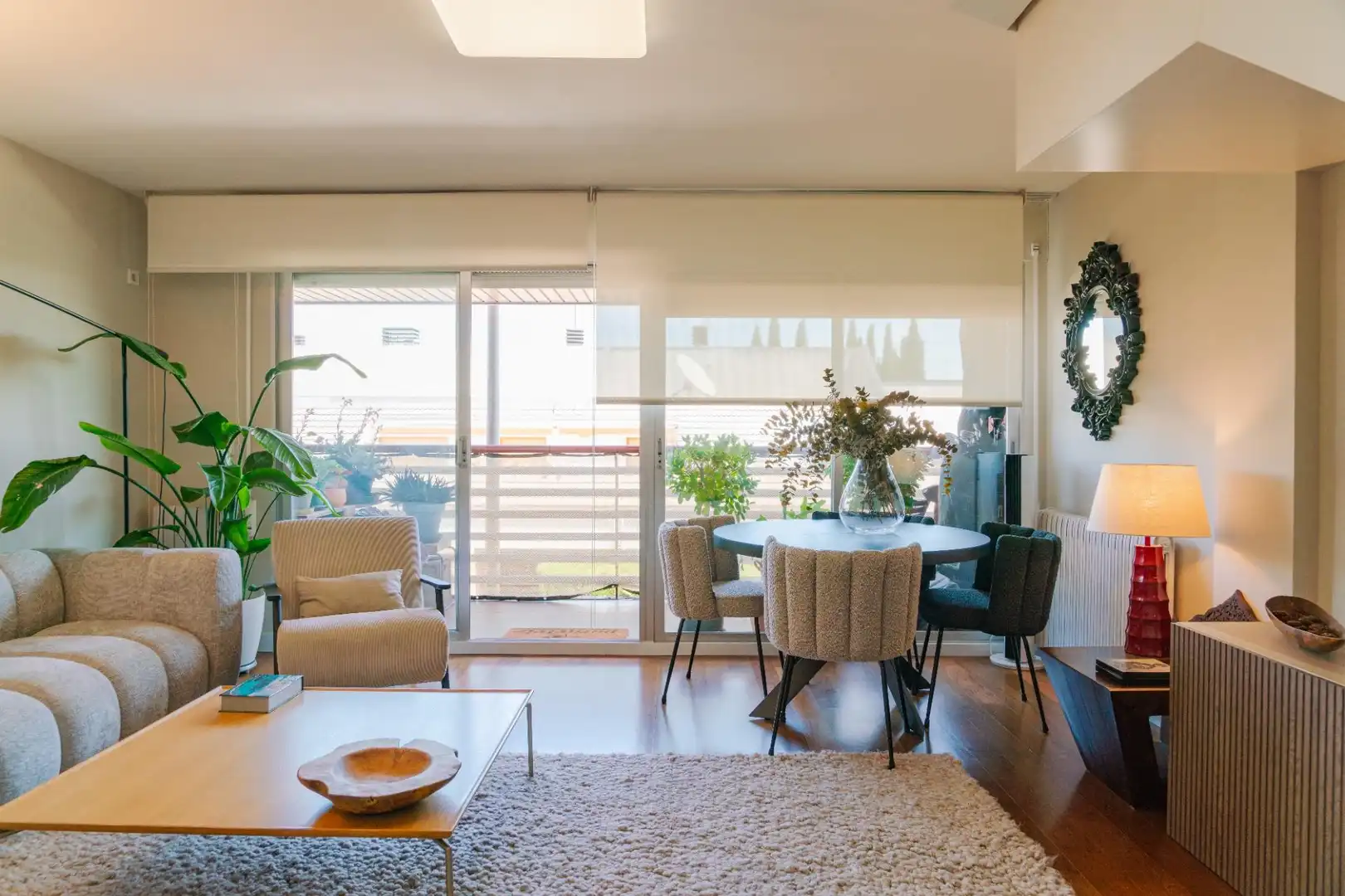 Living room of Duplexes for sale in Zaragoza  with Heating, Furnished and Balcony