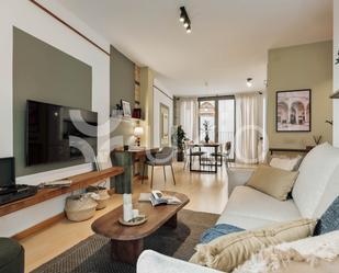 Living room of Apartment to rent in  Barcelona Capital  with Air Conditioner, Heating and Furnished
