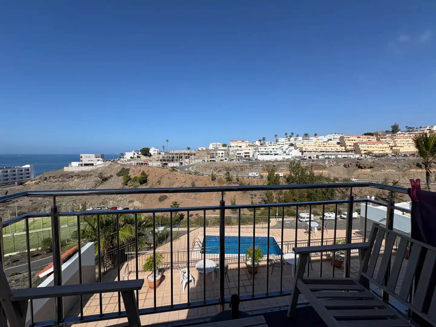 Vista exterior de Piso en venta en Mogán con Terraza, Amueblado y Horno