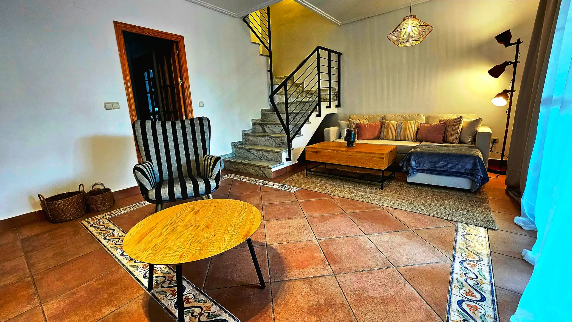 Living room of Houses for rent in Islantilla  with Private garden, Furnished and Oven