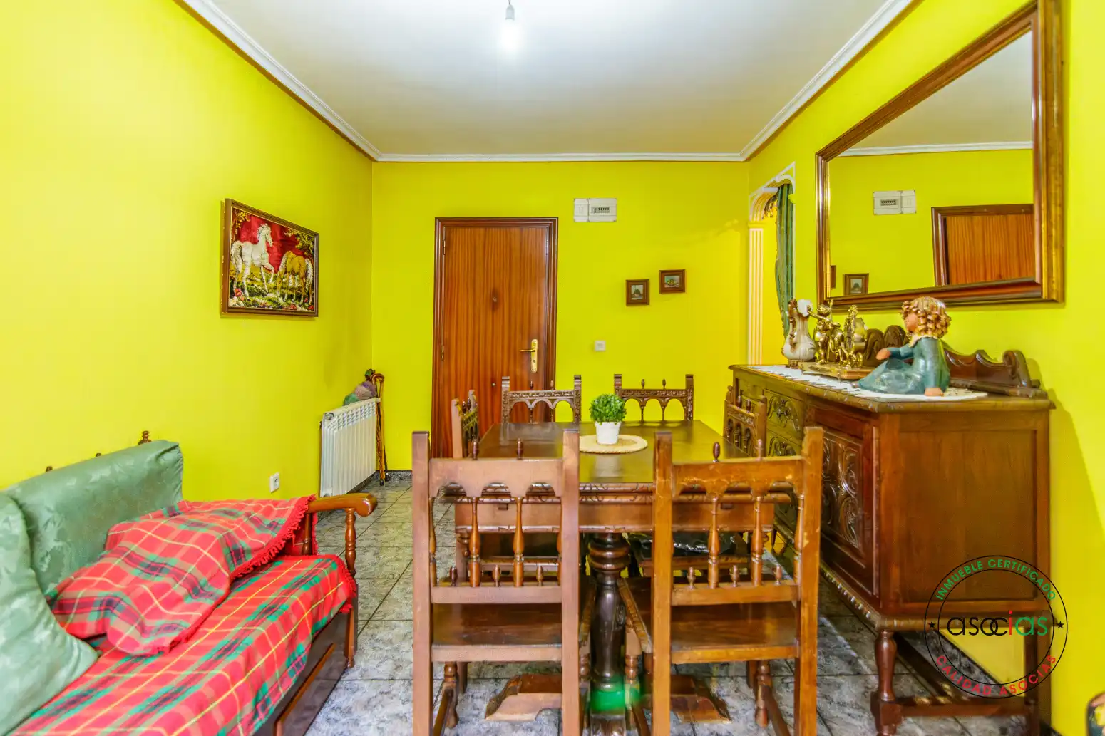 Dining room of Attic for sale in Langreo  with Heating and Furnished