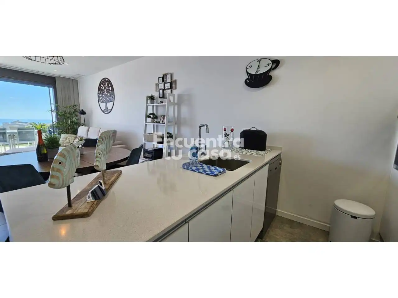 Cocina de Apartamento en venta en Finestrat con Aire acondicionado, Calefacción y Terraza