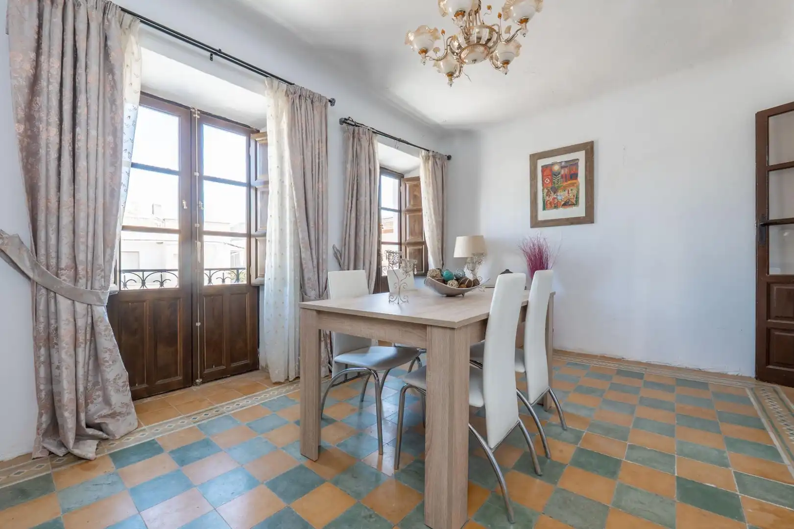 Dining room of Houses for sale in Cacín  with Furnished and Balcony