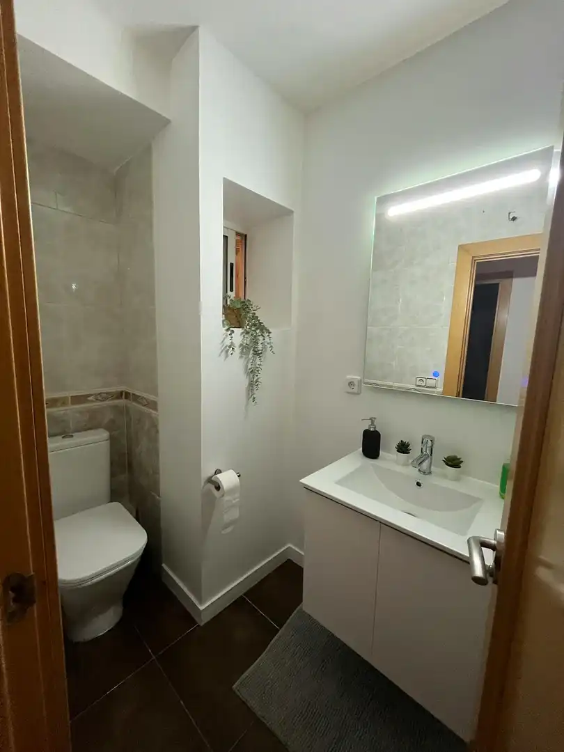 Baño de Piso para compartir en Valencia con Aire acondicionado, Calefacción y Lavadora
