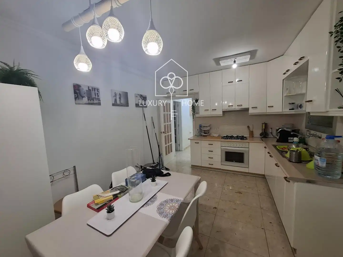 Kitchen of Flat for sale in Viladecans  with Air Conditioner, Terrace and Oven