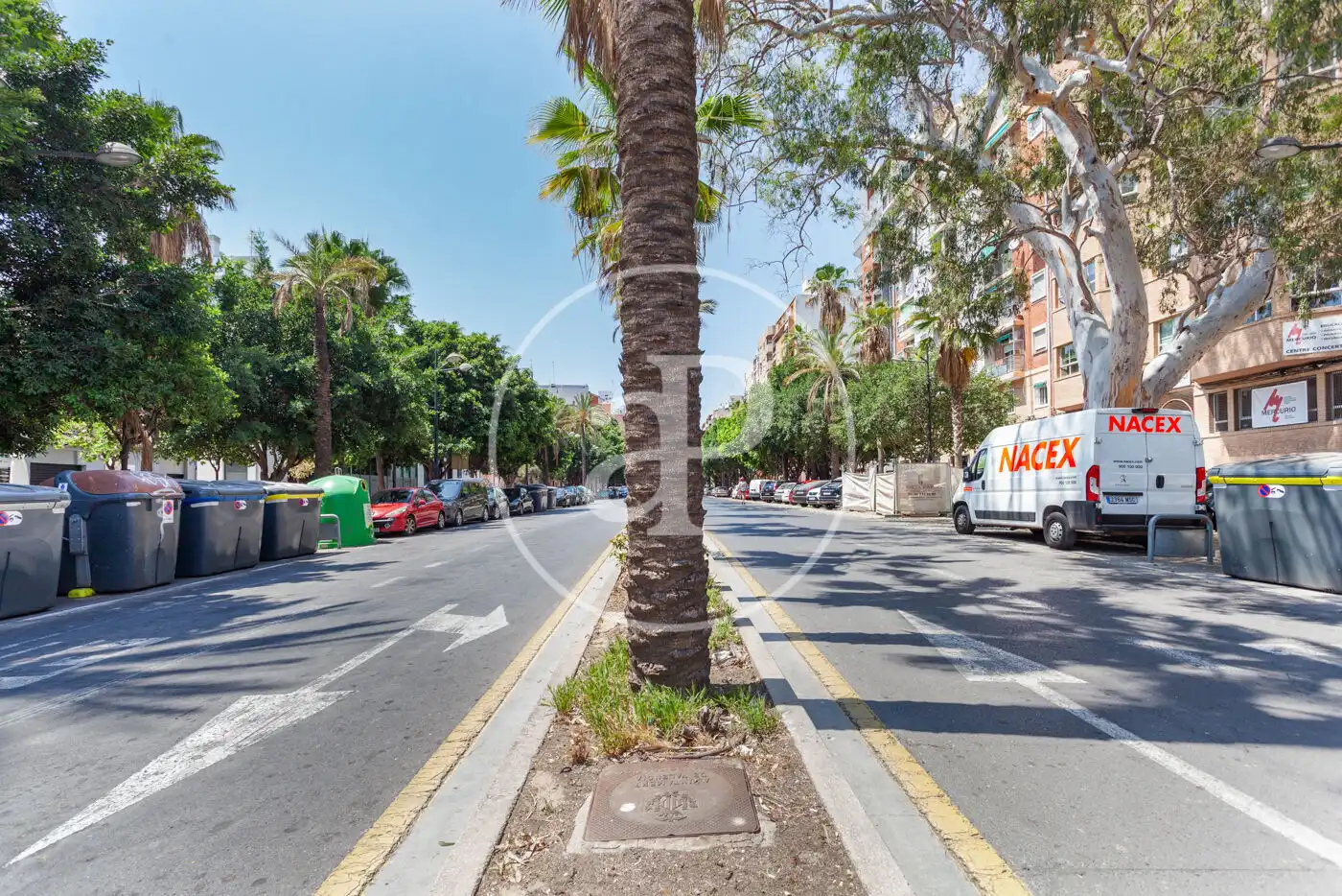 Außenansicht von Wohnung zur Miete in Valencia mit Klimaanlage, Heizung und Terrasse