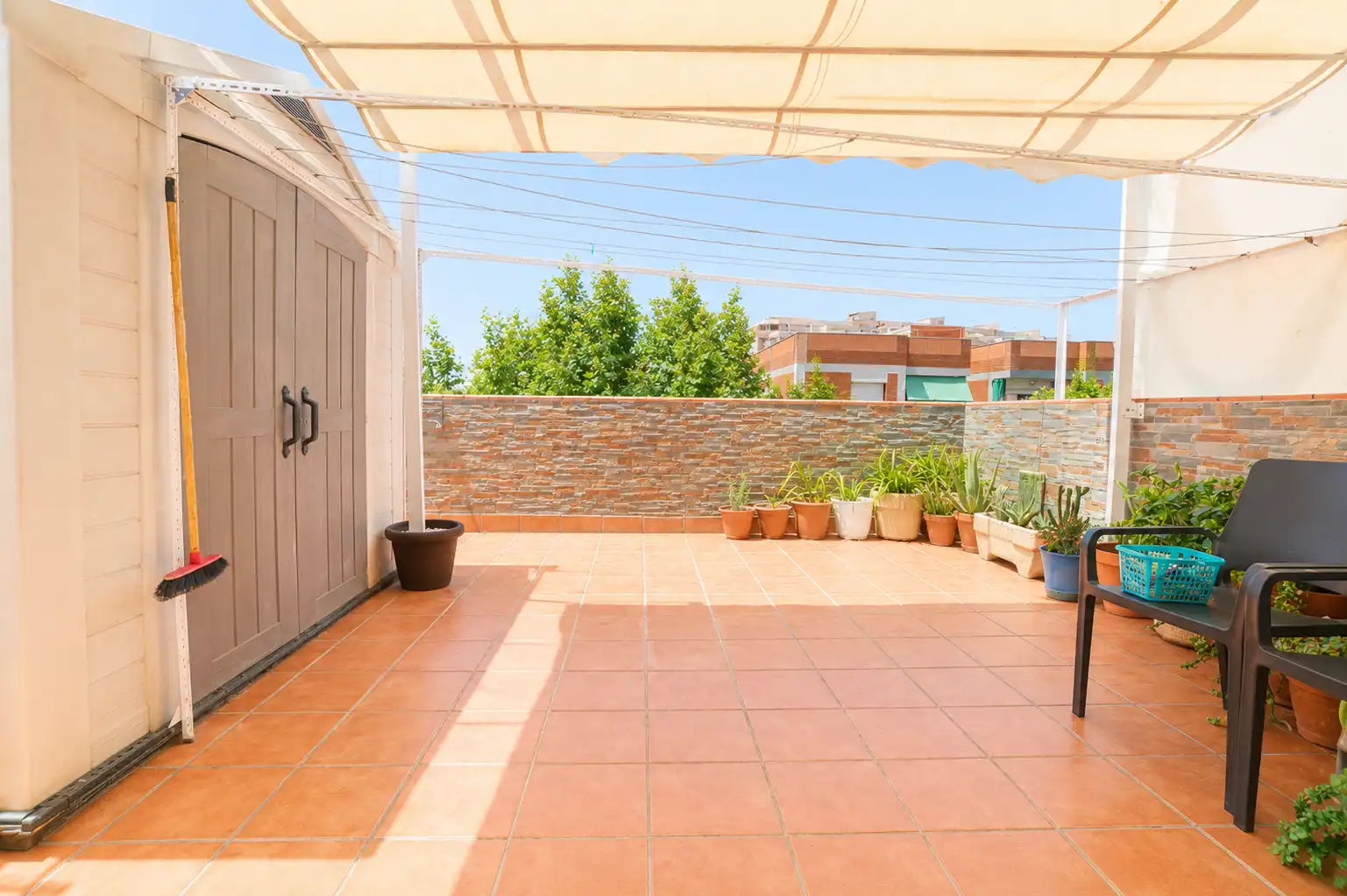 Terraza de Ático en venta en Santa Coloma de Gramenet con Aire acondicionado, Calefacción y Terraza