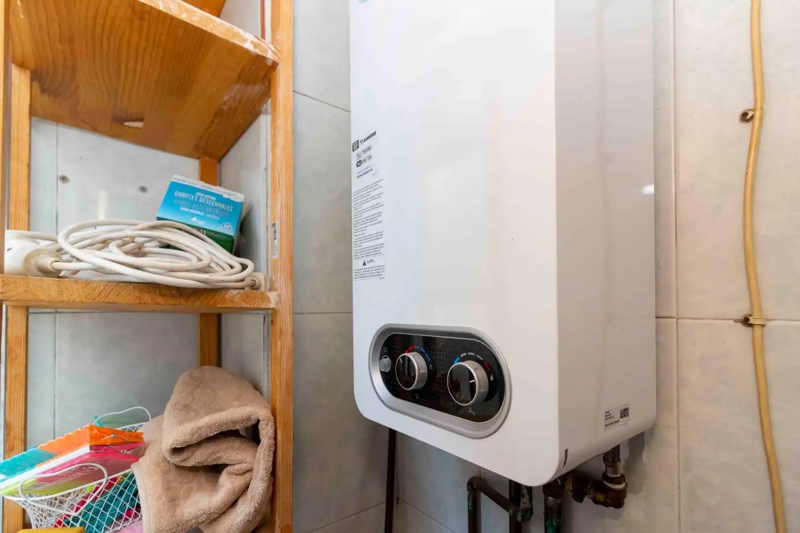 Badezimmer von Wohnung zum Verkauf in Badajoz mit Klimaanlage, Heizung und Terrasse