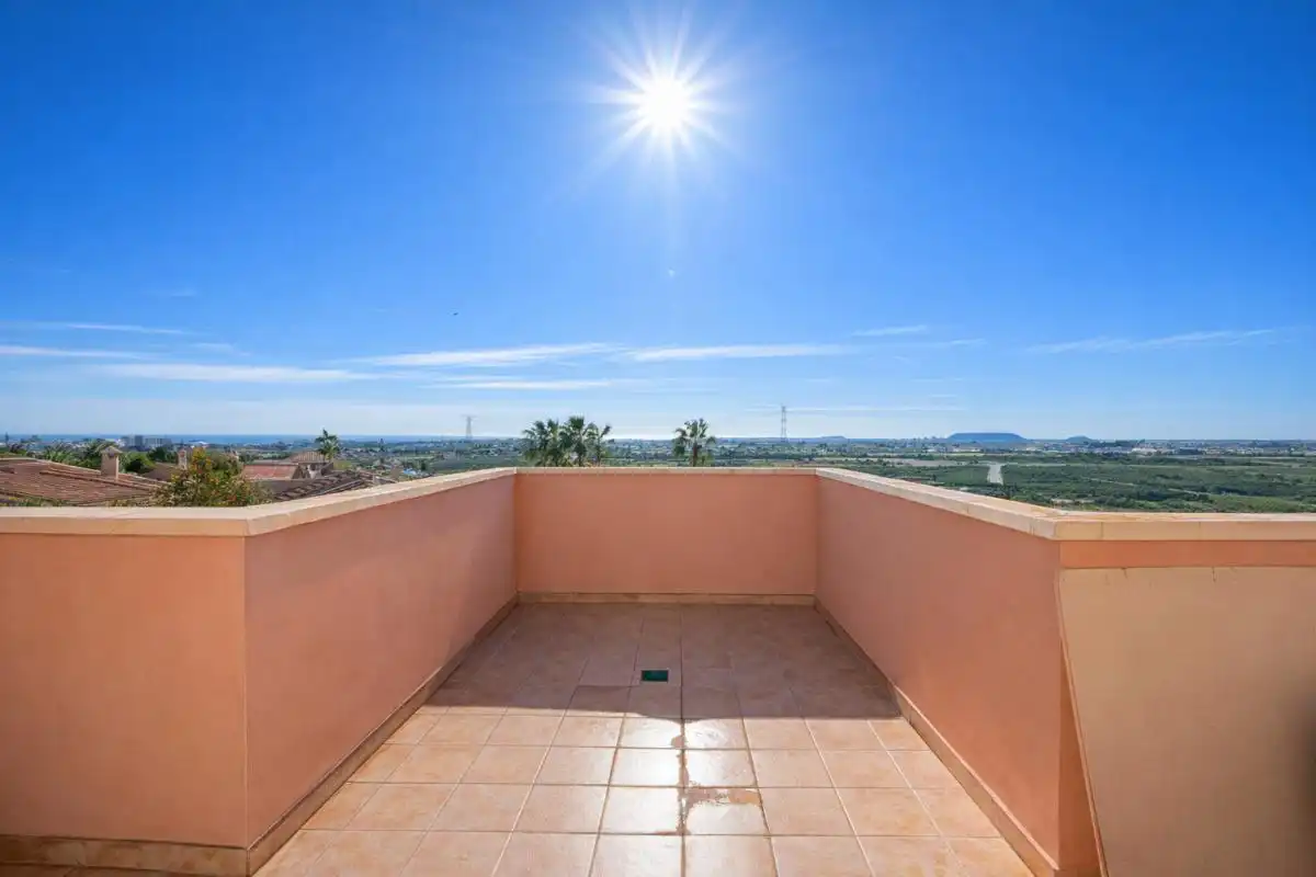 Terraza de Casa o chalet en venta en Mutxamel con Aire acondicionado, Calefacción y Jardín privado