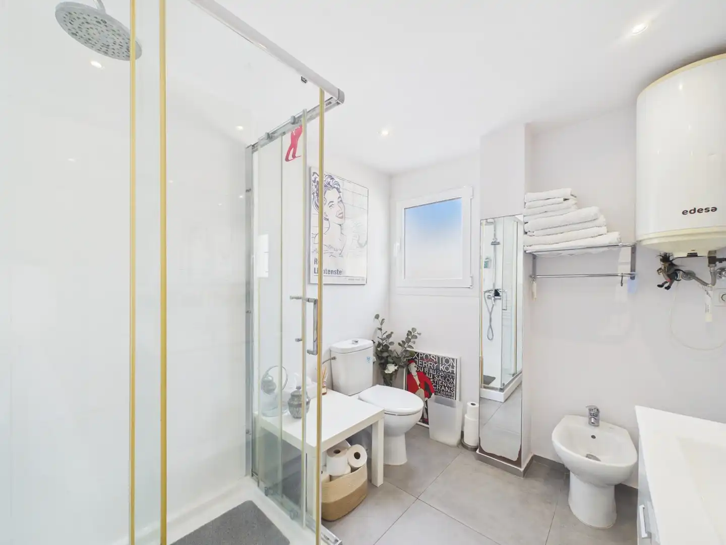 Bathroom of Flat for rent in  Palma de Mallorca  with Furnished