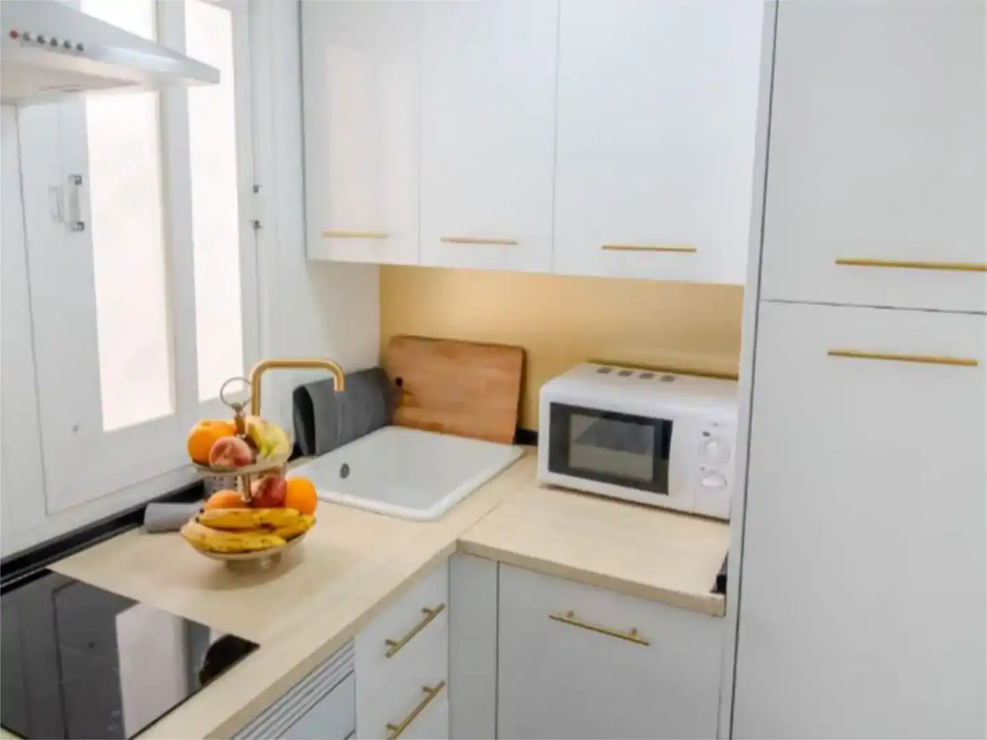 Küche von Wohnung zur Miete in Málaga Capital mit Klimaanlage