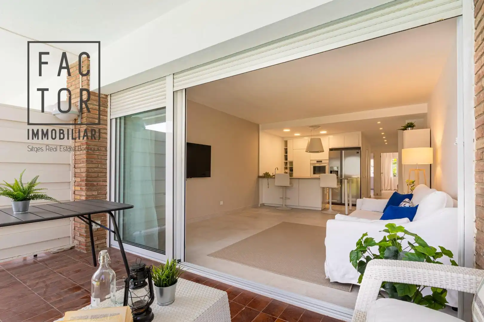Terrace of Flat for sale in Sitges  with Heating, Private garden and Terrace