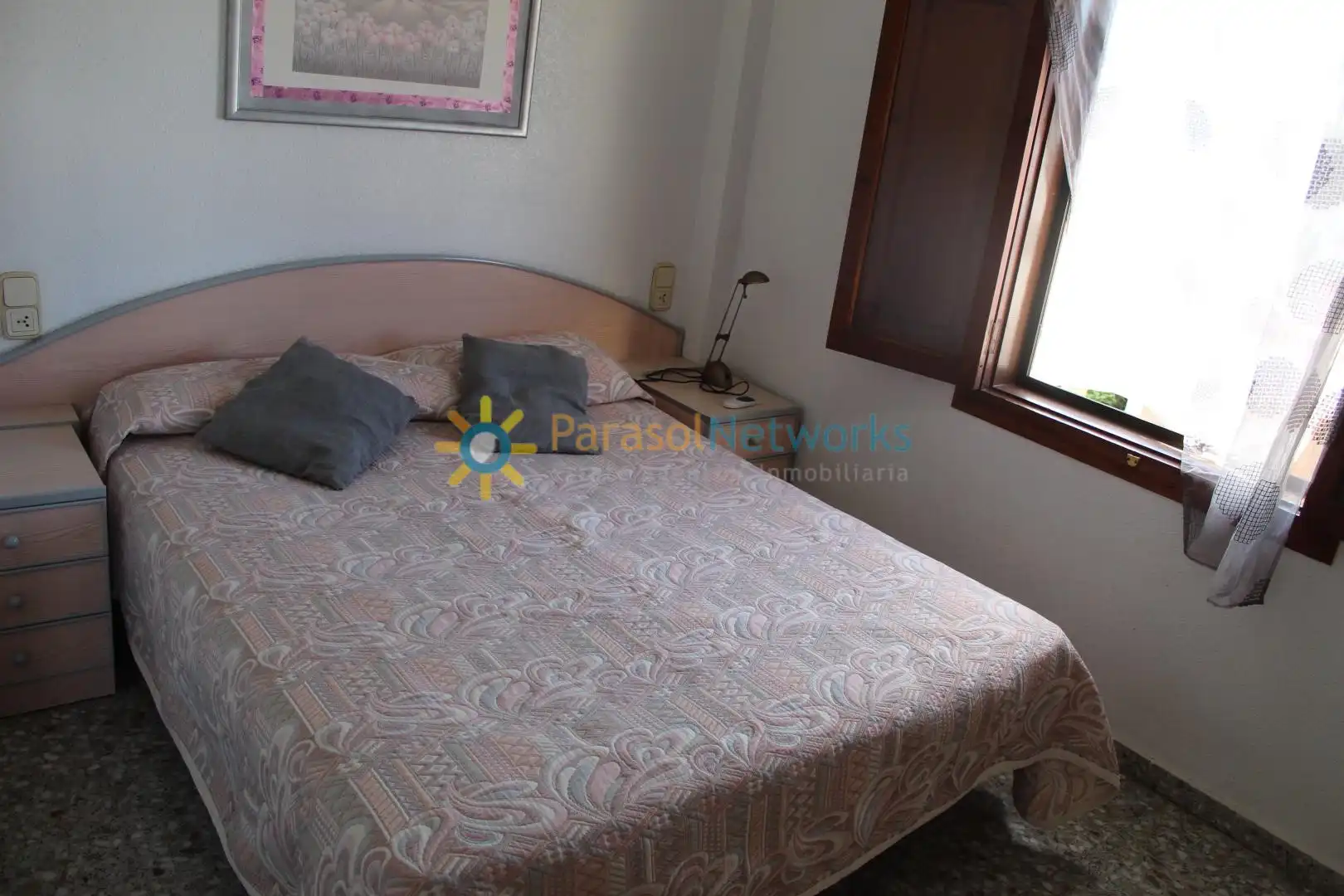 Bedroom of Apartments for rent in Oliva  with Terrace, Furnished and Balcony
