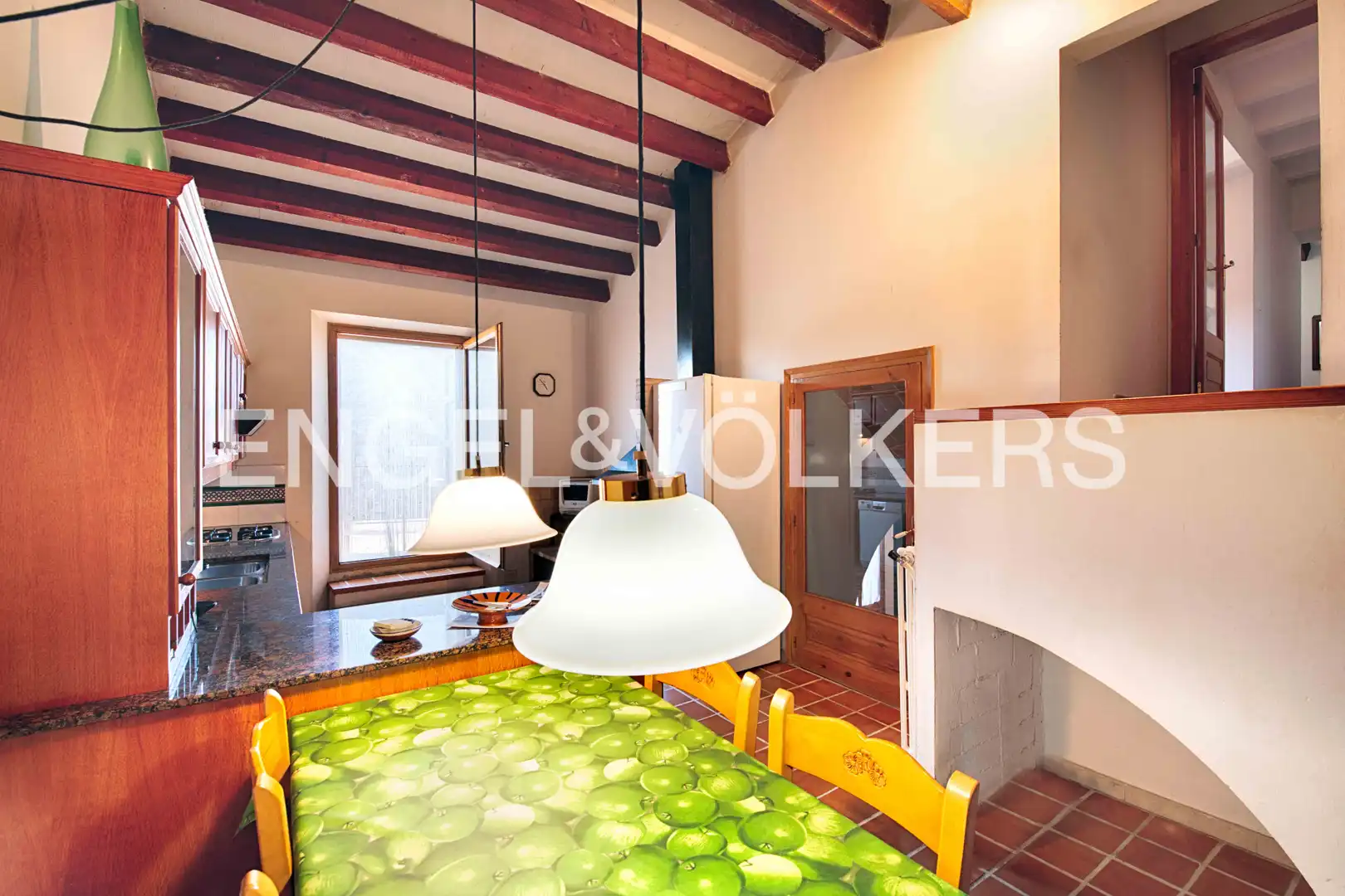 Cocina de Casa adosada en venta en Cabanelles con Calefacción, Jardín privado y Terraza