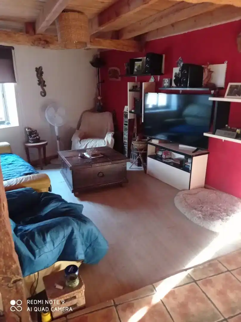 Sala d'estar de Casa adosada en venda en Zambrana