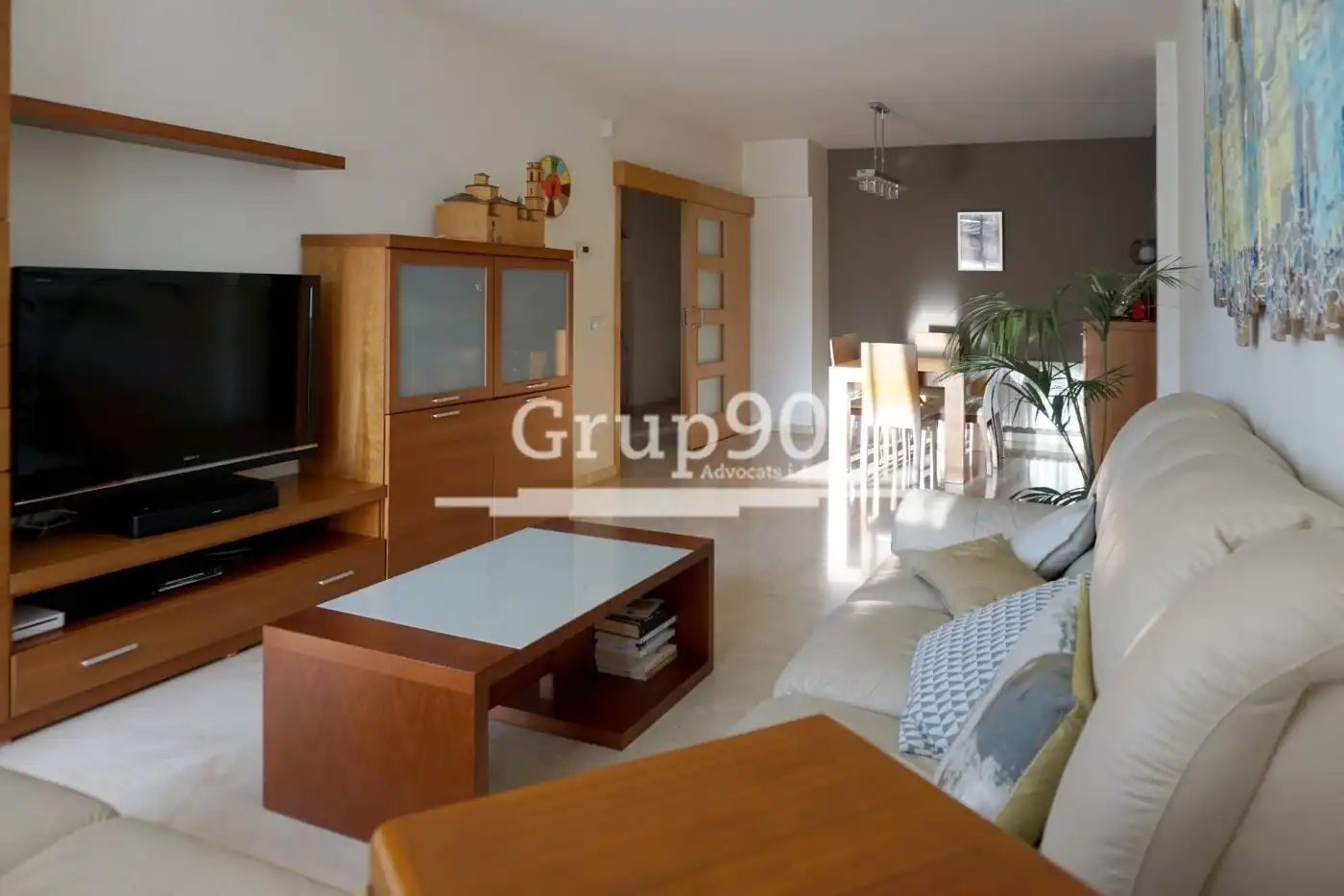 Sala de estar de Ático en venta en Alguaire con Aire acondicionado, Calefacción y Terraza