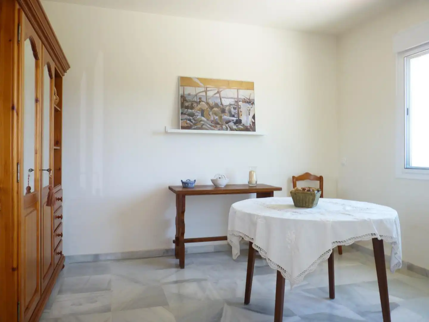 Esszimmer von Maisonette zum Verkauf in Vélez-Málaga mit Klimaanlage, Heizung und Privatgarten