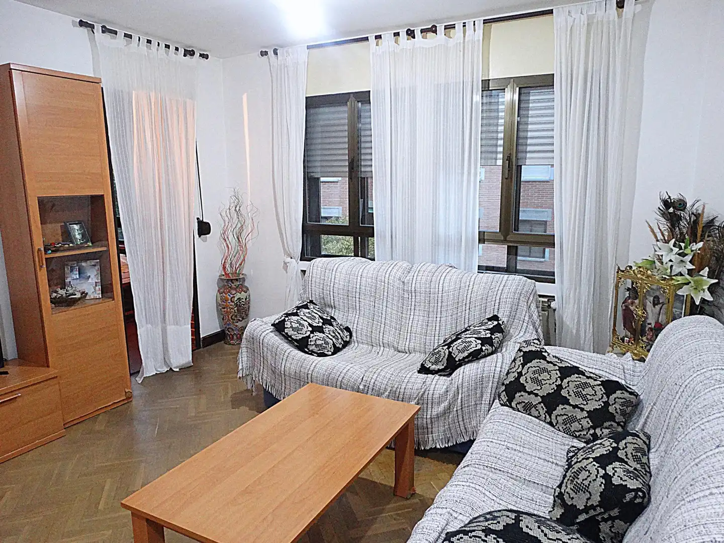 Sala de estar de Piso en venta en Arganda del Rey con Calefacción, Jardín privado y Terraza