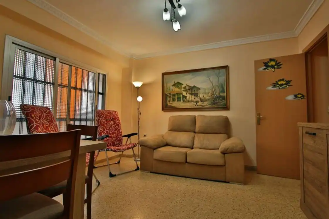 Wohnzimmer von Wohnung zur Miete in Valencia mit Möbliert