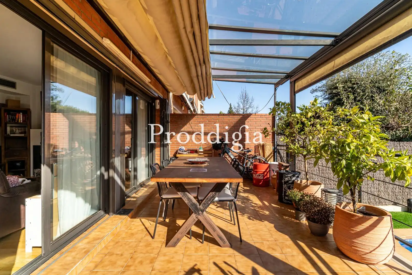 Terrace of Detached homes for sale in Sant Cugat del Vallès  with Air Conditioner, Heating and Private garden