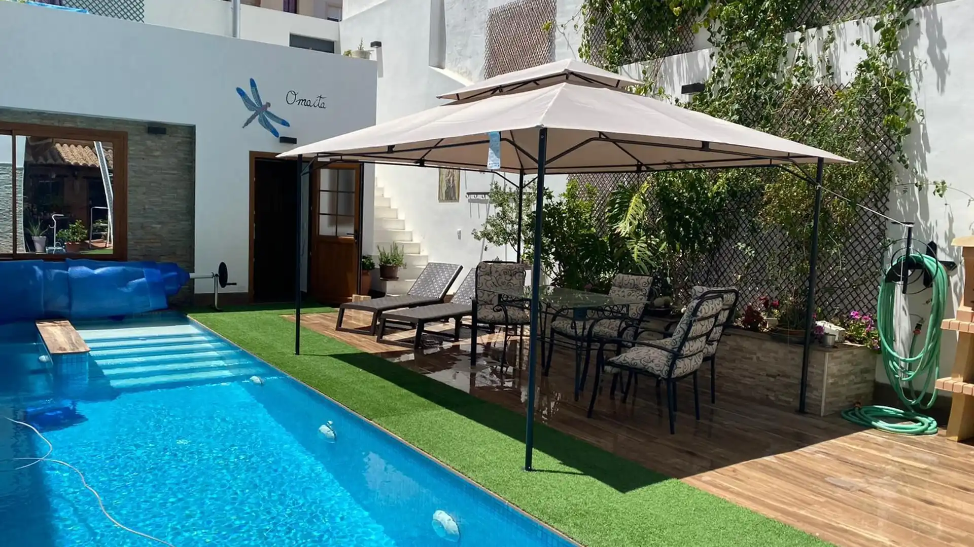 Terrace of Single-family semi-detached for sale in Arcos de la Frontera  with Private garden, Terrace and Community pool