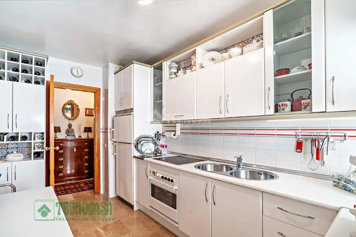 Kitchen of Flat for sale in Roquetas de Mar  with Air Conditioner, Heating and Terrace