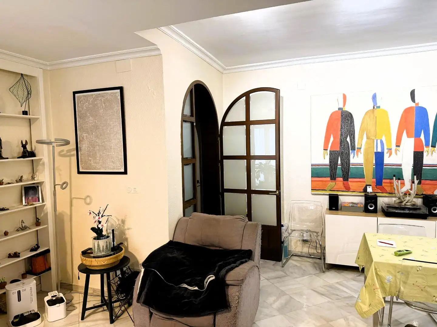 Sala de estar de Piso en venta en Sevilla con Aire acondicionado, Terraza y Trastero