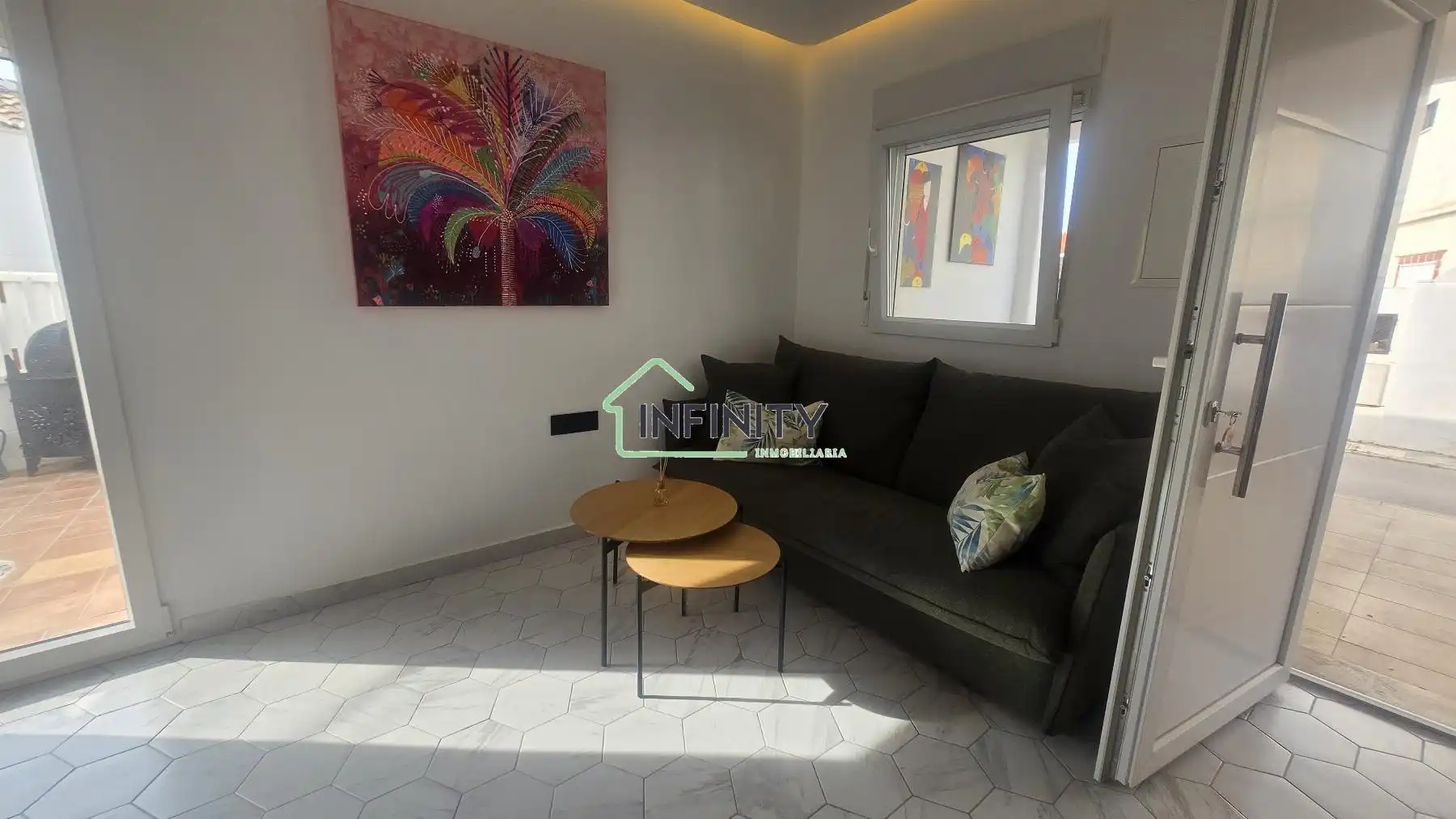 Living room of Houses for sale in Oliva  with Air Conditioner, Heating and Terrace