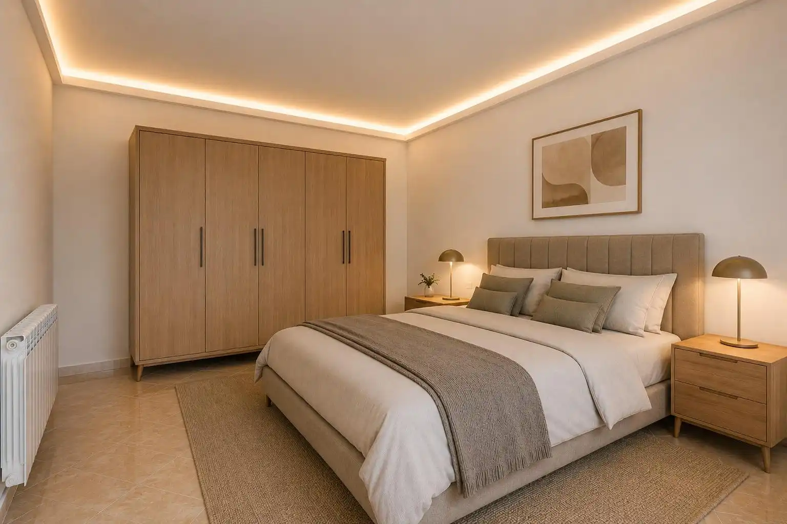 Schlafzimmer von Wohnung zum Verkauf in Vilanova del Camí mit Heizung, Terrasse und Balkon