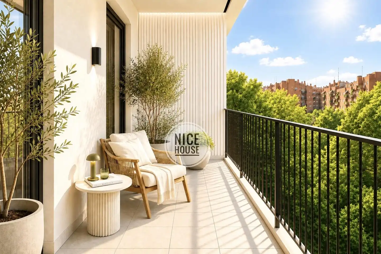 Terrasse von Wohnung zum Verkauf in Madrid mit Klimaanlage, Terrasse und Abstellraum