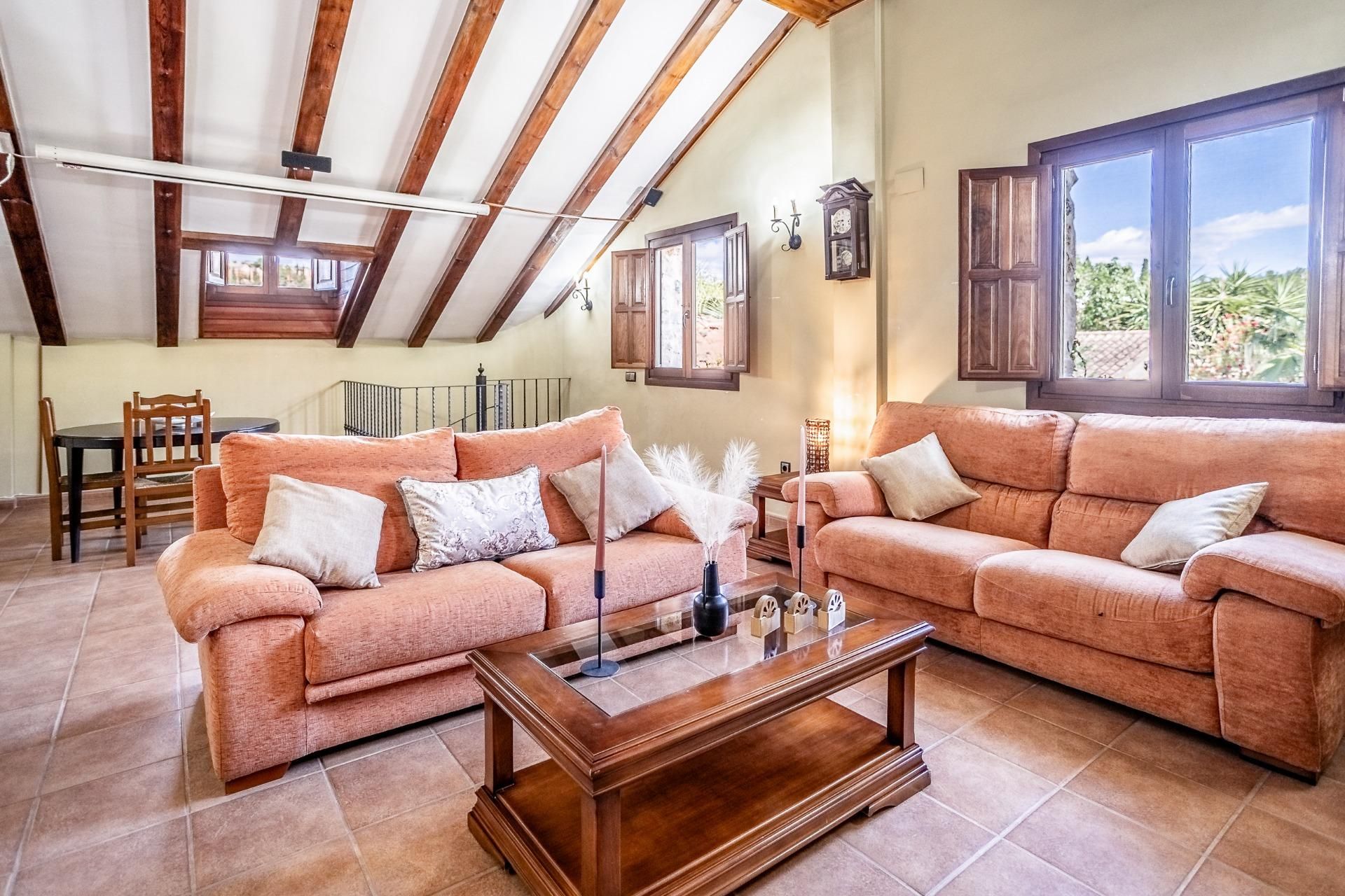 Living room of Houses for sale in Pedralba  with Air Conditioner, Private garden and Terrace