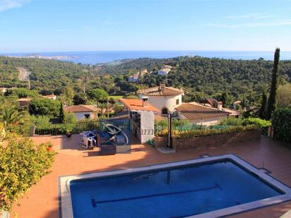 Exterior view of House or chalet for sale in Castell-Platja d'Aro  with Terrace and Swimming Pool