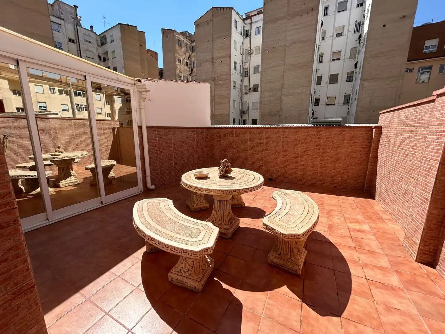Terrasse von Wohnung zum Verkauf in Albacete mit Klimaanlage, Heizung und Parkett