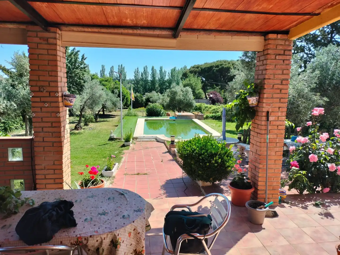 Jardín de Casa o chalet en venta en Almodóvar del Campo con Aire acondicionado, Calefacción y Terraza